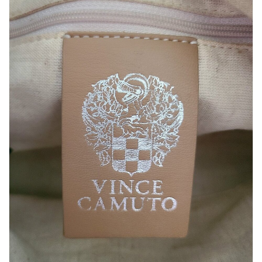 VGUC Vince Camuto Blue and Grey Snakeskin Print Leather Crossbody with Tassel - Picture 10 of 12